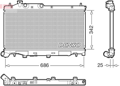 Motor Su Radyatörü DENSO