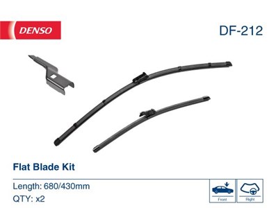 Silecek Süpürgesi Flat Ön DENSO