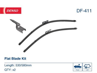Silecek Süpürgesi Flat Ön DENSO