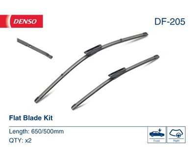 Silecek Süpürgesi Flat Ön DENSO