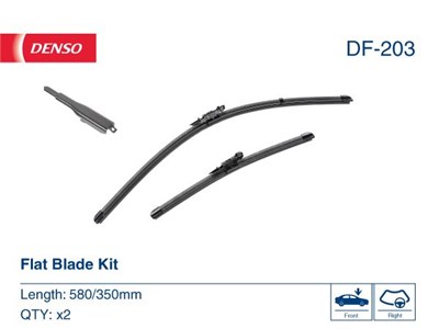 Silecek Süpürgesi Flat Ön DENSO