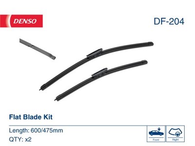 Silecek Süpürgesi Flat Ön DENSO