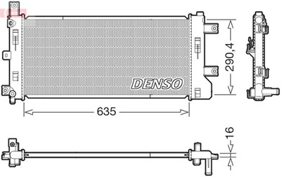 Motor Su Radyatörü DENSO