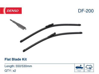 Silecek Süpürgesi Flat Ön DENSO