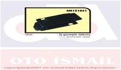 Fiat Uno İç Güneşlik OZAR