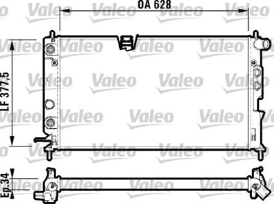 Opel Vectra B Radyatör Klimasız