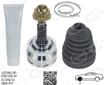 Volvo S40 1 V40 1 (97>04) 1.8 Aks Kafası Dış Ön Sağ-Sol 30611702