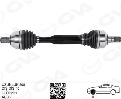 Volvo Xc60 1 (10>15) D3-D4-T5-T6 Aks Komple Ön Sol Otomatik 36010058-31325110