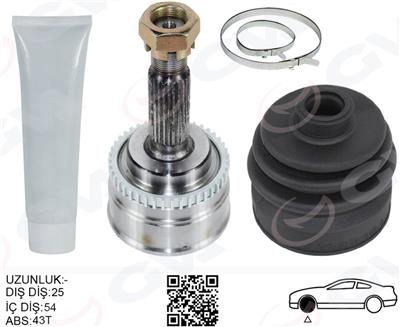 Volvo S40 V40 (99>04) Ön Aks Kafası Dış Sağ-Sol 8601767-8601994-8602170-825175