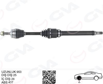 Volvo S40 1 V40 1 (97>04) 1.8-2.0 Aks Komple Ön Sağ 8251528-8251533-8251547