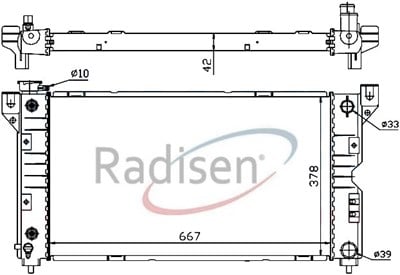 Chrysler Voyager Radyatör RADISEN