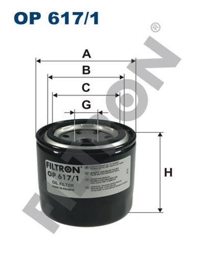 Hyundai Accent Era Elantra Getz Yağ Filtresi Fıltron 2630035504-2630035503-26300355