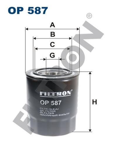 Hyundai H100 H1 Starex Yağ Filtresi Filtron 2.5D/2.5Td (93-00) 2630042000-2630042010-26300420