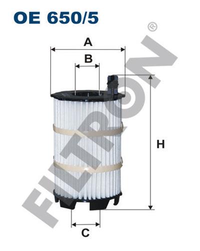 Passat A4 A6 A8 2.5Tdı Yağ Filtresi Fıltron Afb-Akn Motor (97-06) 059115561A-059115561B-05911556