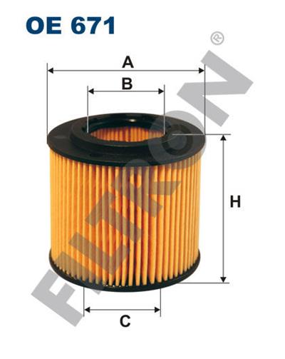 Vw Polo/Fox, Seat Cordoba/Ibiza, Skoda Fabia Yağ Filtresi Fıltron 1.2/1.2 12V 03D115466a-03D198819-03D198819