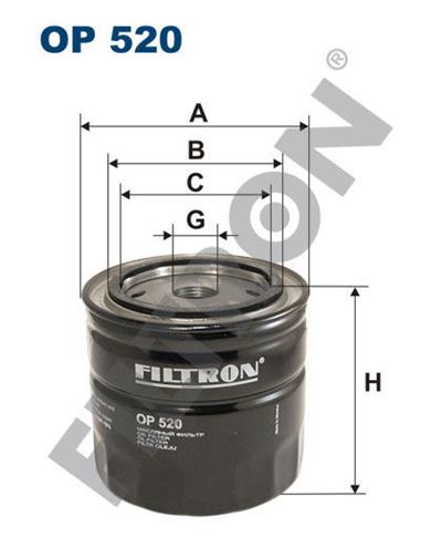 Tofaş Doğan 1.6 Ie Yağ Filtresi Fıltron (80Hp 97-02)