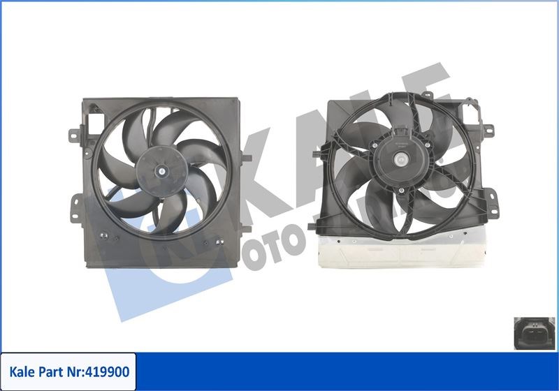 Peugeot 1007 Fan Motoru KALE-RADYATOR