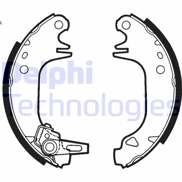 Peugeot 106 Arka Fren Pabuç Balata DELPHI