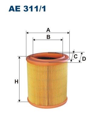 Peugeot 106 Hava Filtresi FILTRON