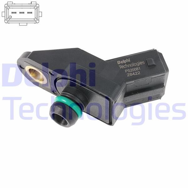 Peugeot 106 Basınç MAP Sensörü DELPHI