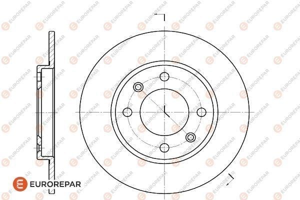 Peugeot 106 Arka Fren Aynası 247x8x4DL EUROREPAR
