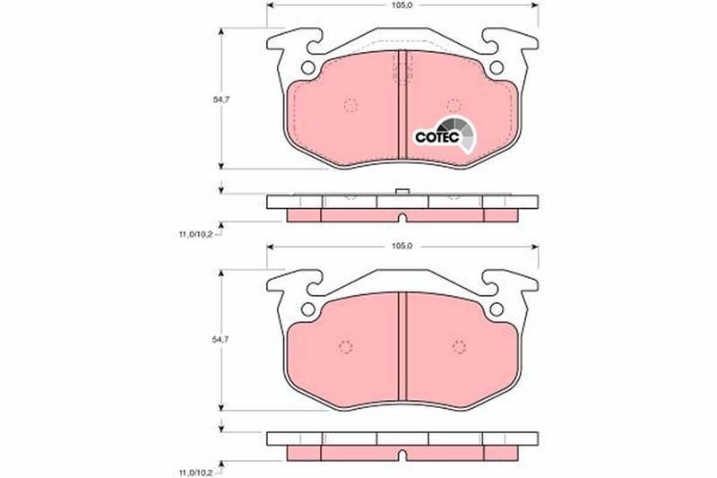 Peugeot 106 205 206 306 309 Citroen Saxo Xsara ZX Renault R9 R19 Megane I... TRW