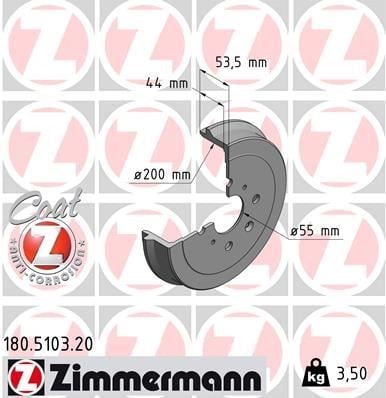 Peugeot 107 2005> 108 2014> Citroen C1 2005> C1 II 2014> Arka Fren Kampanası ZIMMERMANN