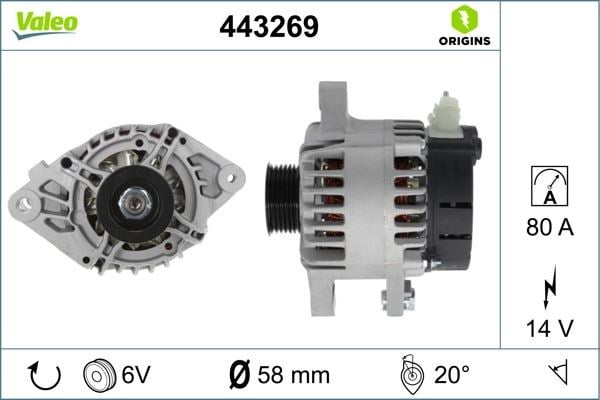 Peugeot 107 Alternatör VALEO