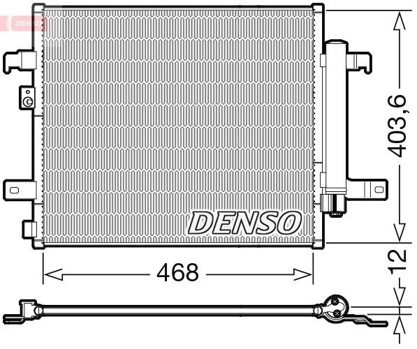 Abarth 124 Spider Klima Radyatörü Kondenser DENSO