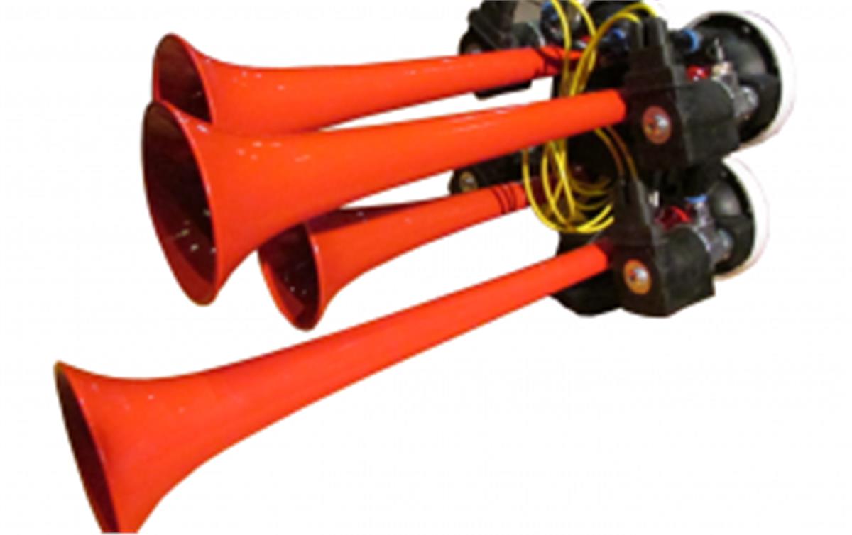 12V 4 Sesli Arap Korna Boyalı - Yeni Model