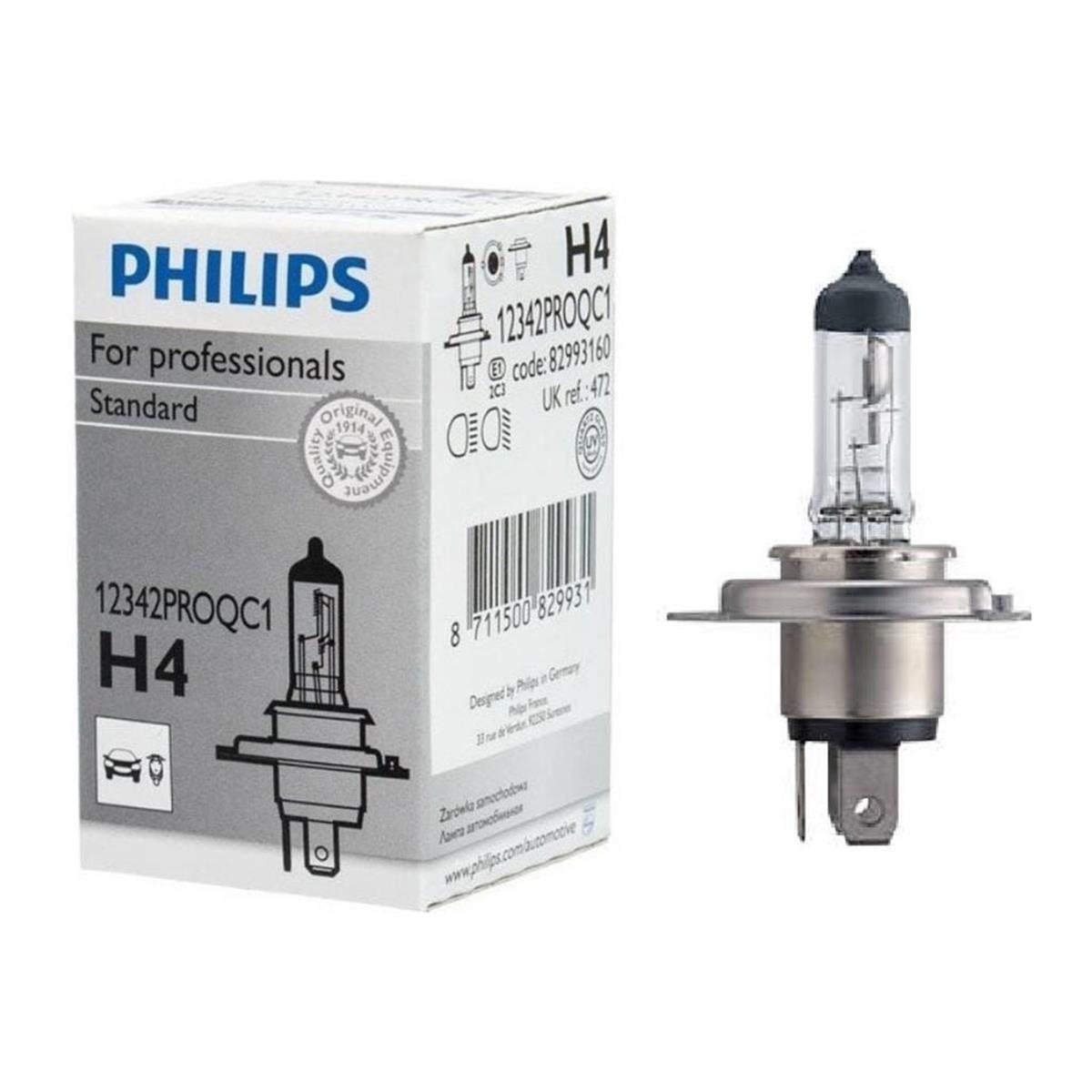 12V H4 Ampul 60/55W P43t