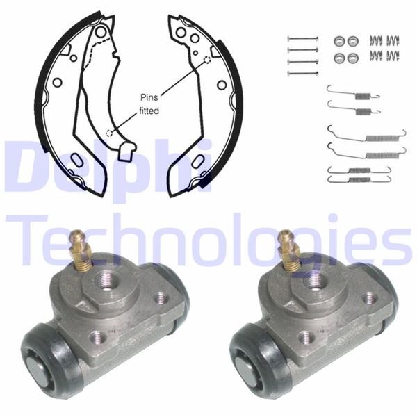 Peugeot 205 309 Arka Fren Pabuç Kiti DELPHI