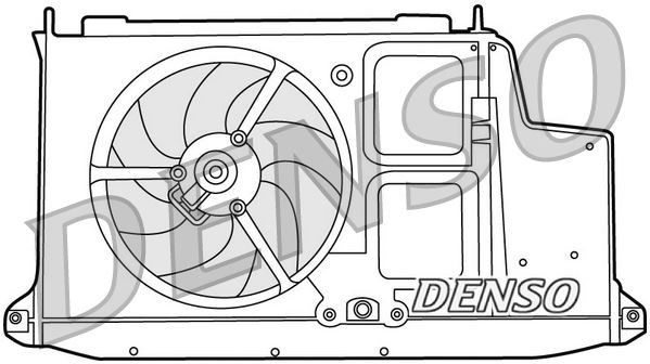Peugeot 206 Radyatör Fan Motoru DENSO