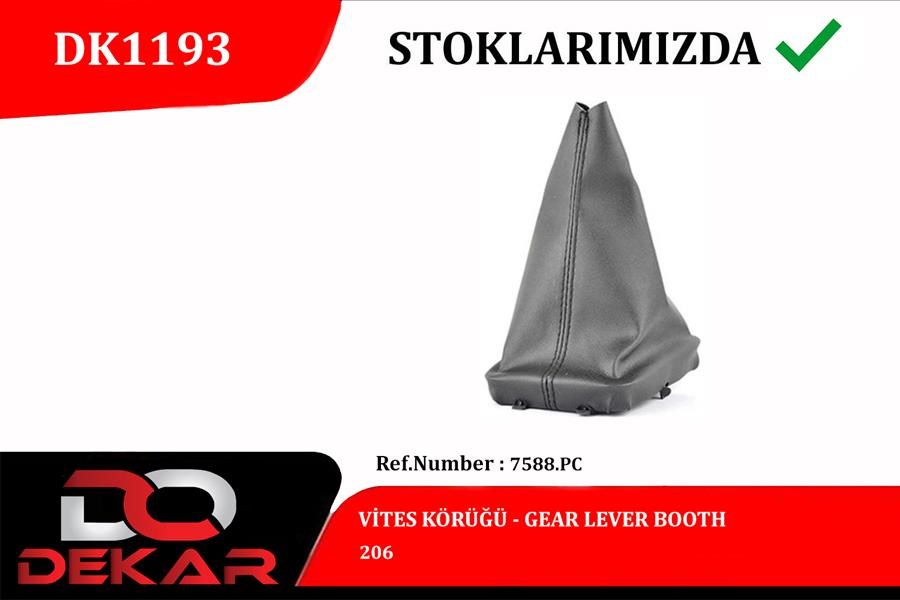 Peugeot 206 Vites Körüğü DEKAR
