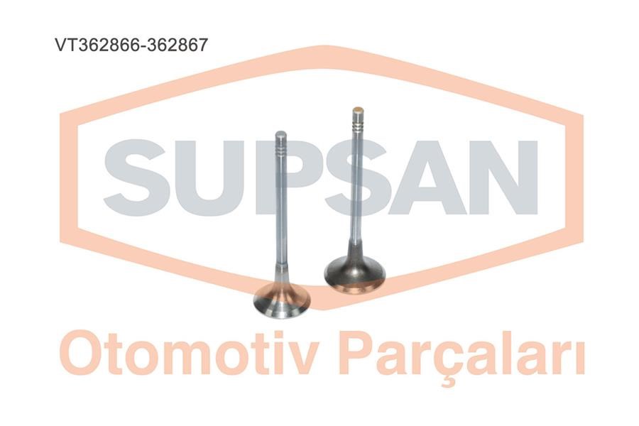 Peugeot 206 Emme Egzoz Subap Takımı SUPSAN