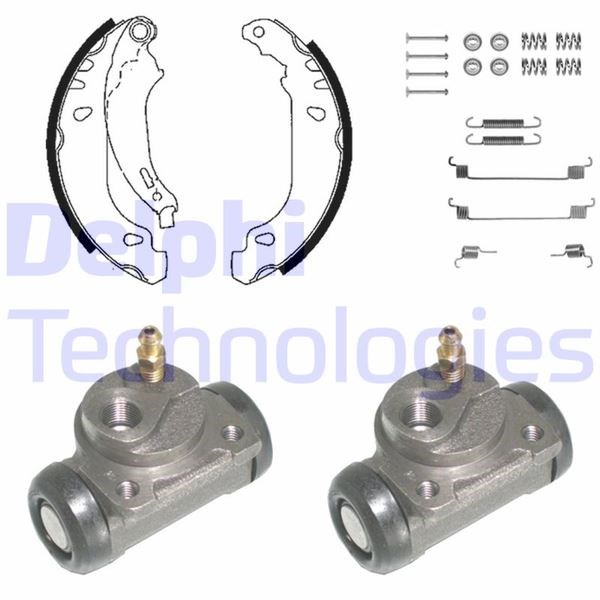 Peugeot 206 Arka Fren Pabuç Kiti DELPHI