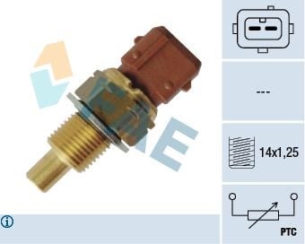 Peugeot Citroen Su Sıcaklık Müşürü 2 Fişli FAE