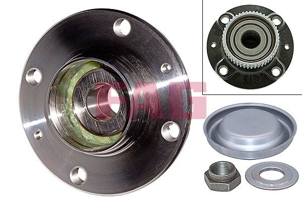 Arka Teker Poryası Komple ABS'li Peugeot 206 FAG