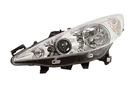 Peugeot 207 Sol Far Hareketli Mercekli Beyaz Halojen [H1.H7.W5W 07>15] PSA