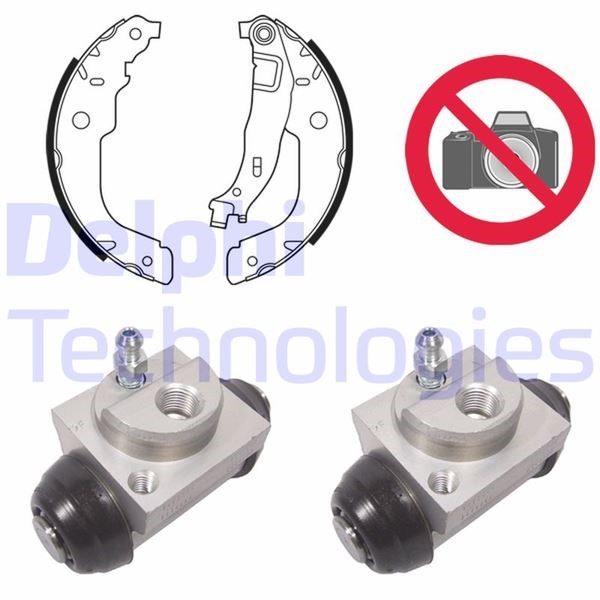 Peugeot 207 ABS Arka Fren Pabuç Kiti DELPHI