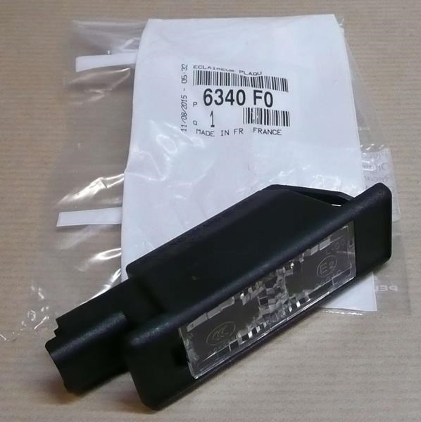 Peugeot 207 307 3008 301 508 DS3 DS5 Plaka Lambası PSA