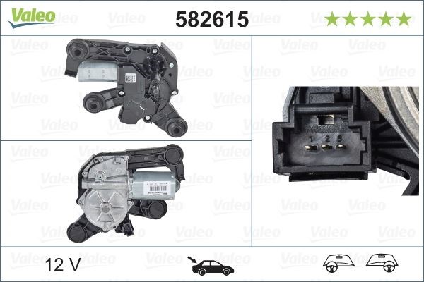 Peugeot 208 I Box Arka Silecek Motoru VALEO