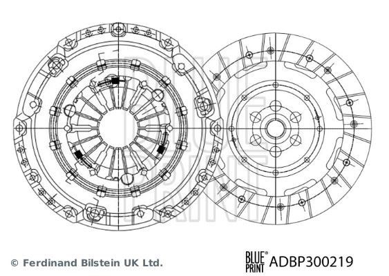 Peugeot 208 1.6 BlueHDI Debriyaj Seti BLUEPRINT