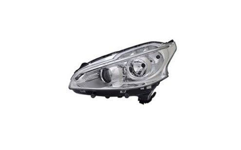 Peugeot 208 Ön Sol Far Elektrikli LED Gündüz Farlı TYC