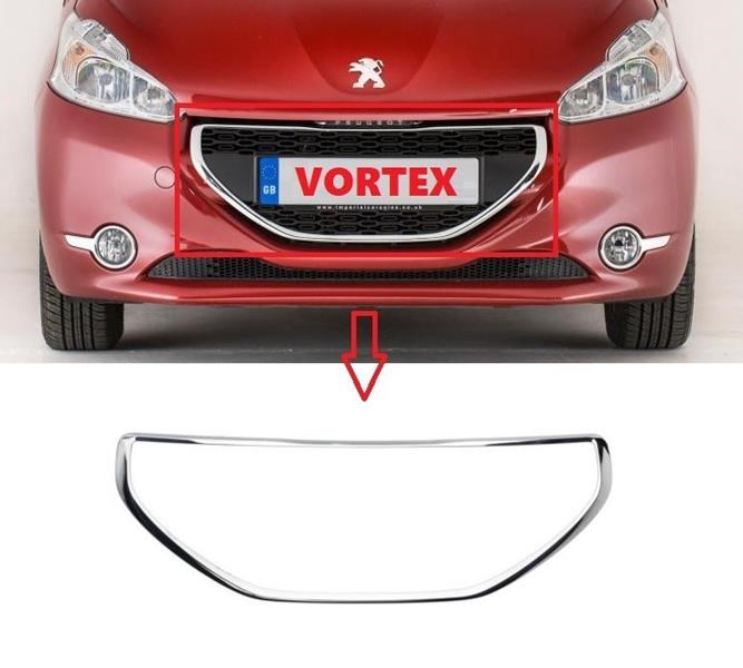 Peugeot 208 Ön Panjur Nikelajı Çerçeve DOGAN-