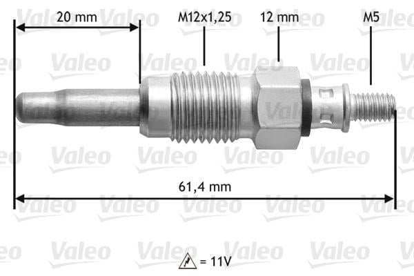 Volvo 240 740 Kızdırma Bujisi VALEO