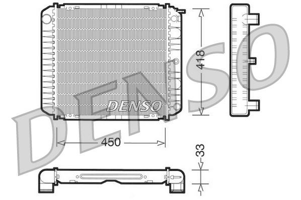 Volvo 240 Motor Su Radyatörü DENSO