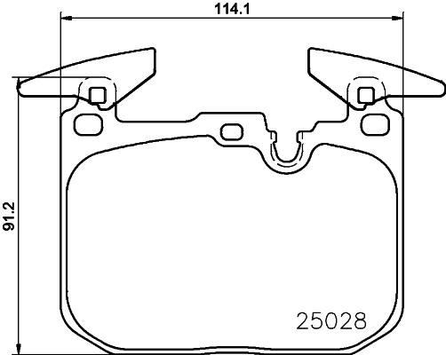BMW 3 Serisi 2011- 4 Serisi 2013- Low-Met Ön Fren Balatası BREMBO