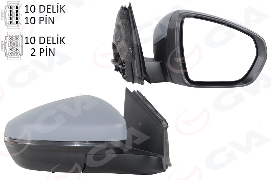 PSA 3008 4008 16-23 Sağ Dış Dikiz Aynası Elektrikli Katlanabilir Isıtmalı... GVA