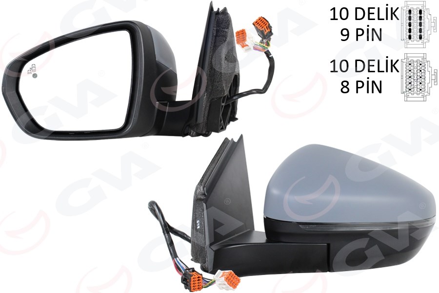 PSA 3008 4008 16-23 Sol Dış Dikiz Aynası Elektrikli Katlanabilir Isıtmalı... GVA